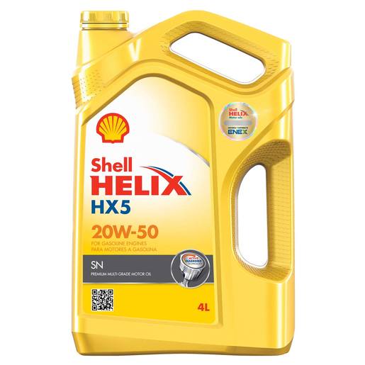 SHELL HELIX  20W50 HX5 GALON 4LTS