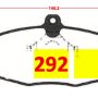 Pastilla de Freno 292
