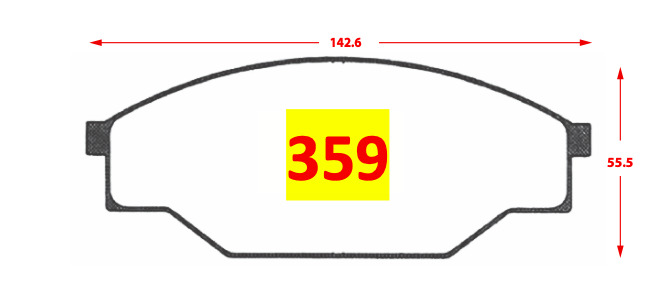 Pastilla de Freno 359