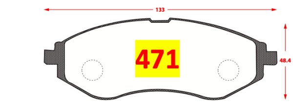 Pastilla de Freno 471