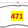 Pastilla de Freno 471