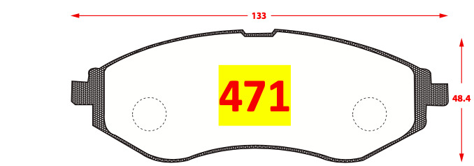 Pastilla de Freno 471