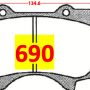 Pastilla de Freno 690