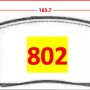 Pastilla de Freno 802