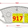 Pastilla de Freno 917