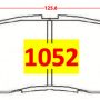 Pastilla de Freno 1052