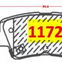 Pastilla de Freno 1172