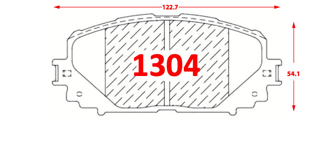 Pastilla de Freno 1304