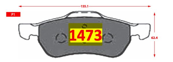 Pastilla de Freno 1473