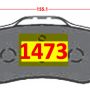 Pastilla de Freno 1473